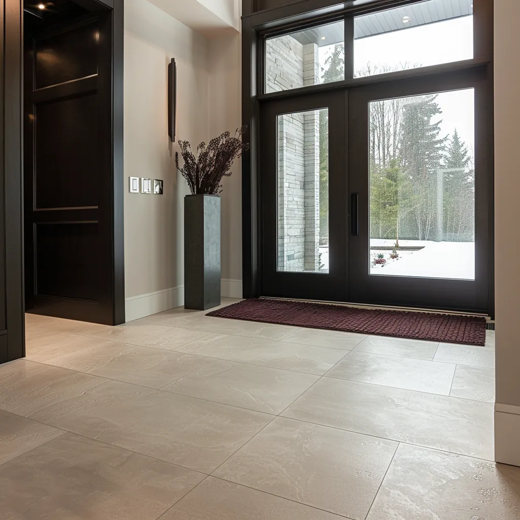 tile flooring living room installation