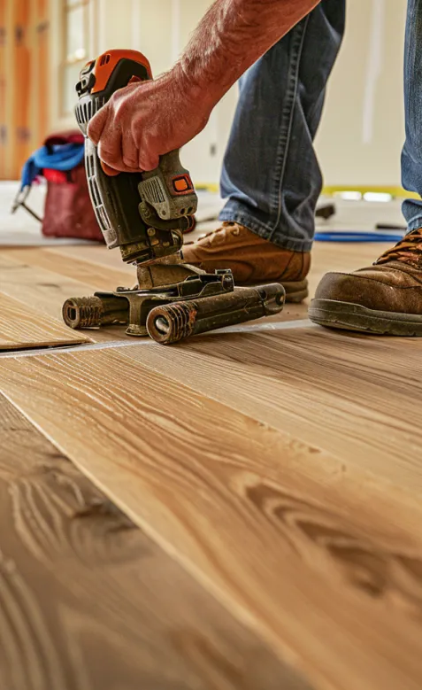 hardwood flooring installation process