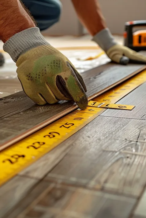 flooring measurement and installation preparation