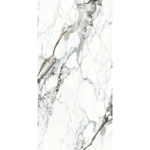 Porcelain Sintrella Tile – 24×48 Glossy - White color