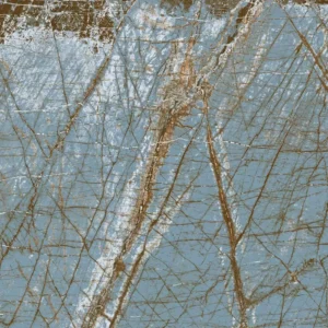 Porcelain Safari Teal Tile – 24×24 Glossy - Blue color